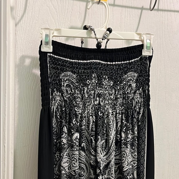 Just Love Black and White Mini Dress - Picture 5 of 6